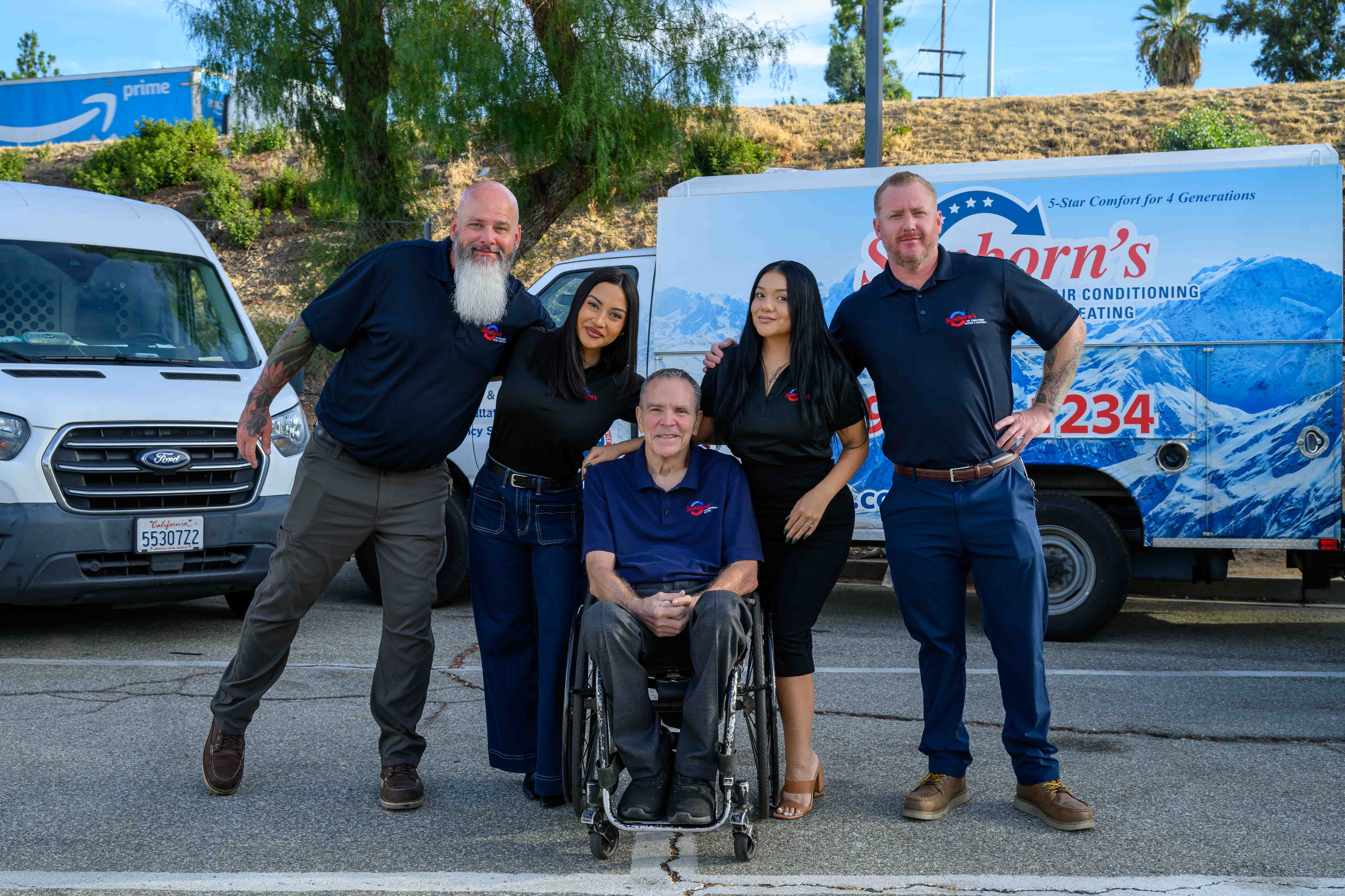 Sanborn's AC & Heating team